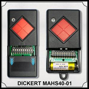 원격 제어 40 mhz DICKERT 1 버튼 40.685MHz MAHS40-01MAHS40-04 차고 문 오프너 송신기 교체