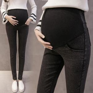 출산 임신 스키니 바지 청바지 바지 탄성 임산부 피트 위 리프트 스트레치 데님