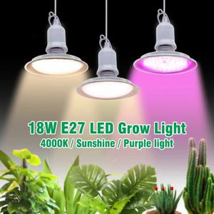 E27 18W 전체 스펙트럼 LED는 식물을 위한 가벼운 Sunlike Phytolamp 전구를 성장시킵니다 꽃 온실 텐트 수경법