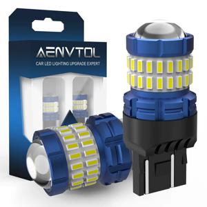 AENVTOL 2x Canbus T20 7440 W21W 7443 W21/5W SRCK LED 백업 역방향 램프 주간 주행 등 브레이크 미등 방향 지시등