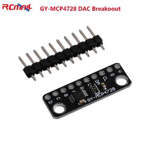 MCP4728 12비트 12비트 I2C 디지털-아날로그 변환기 DAC 브레이크아웃 센서 모듈 GY-MCP4728 저전력 소비