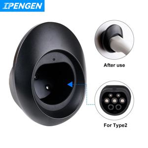 전기 자동차 Type2 충전 케이블 정리 플러그 스탠드 용 IPENGEN EV 충전기 플러그 홀더 추가 보호 벽걸이 형