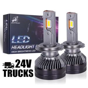 2PCS K5C 24V H7 H4 H1 LED 트럭 전구 H11 4300K ​​6000K 110W 24V Led 헤드 라이트 램프 트럭