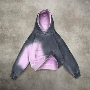 streetwear 고스 펑크 타이 염료 오버 사이즈 스웨트 까마귀 남성 여성 y2k 하라주쿠 힙합 의류 긴팔 풀오버 후드