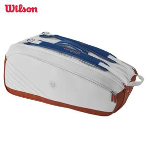 Wilson-테니스 가방, 라켓 운반 케이스, 부분 라켓 칸막이, 네이비, 9 개 가방, 2024 Roland Garros S 용 WR8030801
