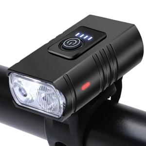 USB 충전식 자전거 전조등, T6 LED 조명, MTB 손전등, 사이클링 자전거 전조등, 6 가지 모드