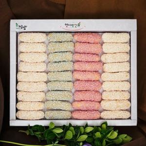 담양 한과 삼색유과 500g 설날 설 추석 명절 부모님 선물세트