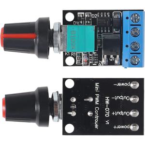 PWM DC 모터 속도 제어기, 모터 속도 제어기, 시작 정지 스위치 포함, DC 6V-28V 3A