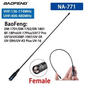 Baofeng Nagoya NA-771 안테나 고이득 안테나 듀얼 밴드 VHF/UHF 10W 워키 토키 SMA 여성 Baofeng UV-5R UV-82 BF-888S