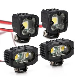 1/10 RC 자동차 크롤러용 밝은 LED 조명 헤드라이트 스포트라이트, Axial Traxxas TRX4 TRX6 SCX10 90046 AXI03007 Wraith Gen8 VS4-10