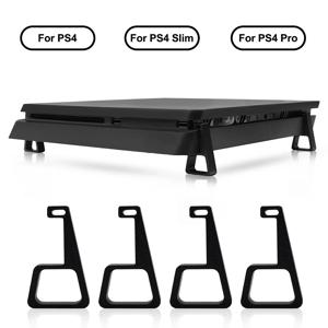 TECTINTER 냉각 수평 버전 PS4 /Slim /Pro 콘솔 액세서리 용 홀더 스탠드 미끄럼 방지베이스 플랫 장착 브래킷