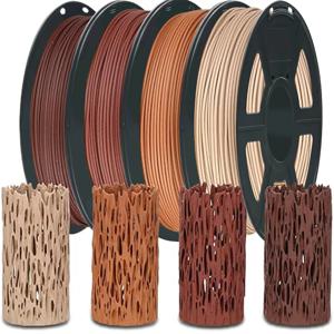 3D 프린터 목재 필라멘트 PLA 1.75mm 승화 목재 PLA 1kg/500g/250g 3D 인쇄 재료 흑단 붉은 샌들 나무 필라멘트