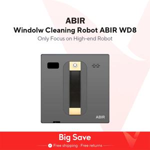 로봇 창 청소기 ABIR WD8, 이중 물 스프레이, 스마트 메모리, 고진공 흡입, 레이저 센서, 집 벽 유리 청소 로봇