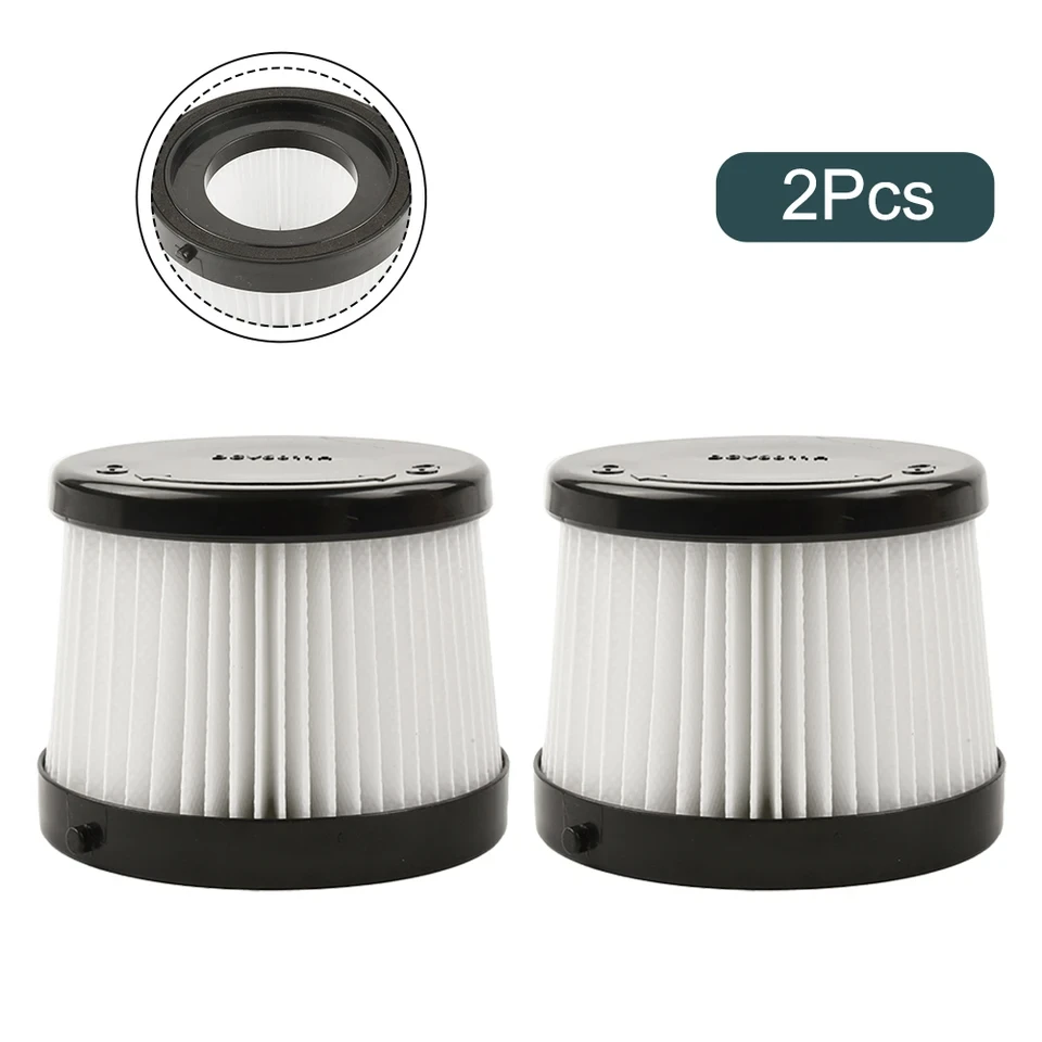 DCV501HB 20V 무선 휴대용 진공 청소기 DCV5011H 교체 용 2pcs 필터 세척 가능 재사용 가능