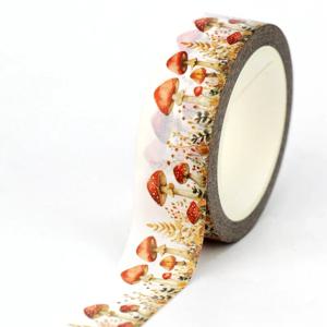 새로운 1PC 10M 장식 빈티지 요정 버섯 잎 Scrapbooking Journaing 접착 마스킹 테이프에 대 한 Washi 테이프 귀여운 Papeleria