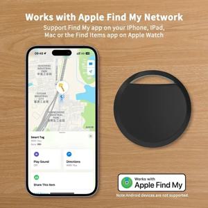 GPS 스마트 에어 태그 Bluetooth 손실 방지 장치, Apple 스마트 트래커, 주요 수하물 지갑, Find Me(iOS 전용) 무선에 적합
