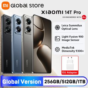 글로벌 버전 샤오미 14T 프로 5G 스마트폰, 12GB RAM 치수 9300 + CPU AI 디스플레이, 50MP 라이카 카메라, 50W 무선 120W 충전