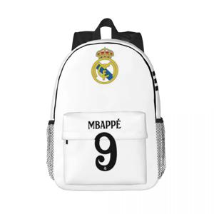 여아 남아용 M-MBAPPE-9 대용량 학생 배낭, 경량 방수 배낭, 15 인치