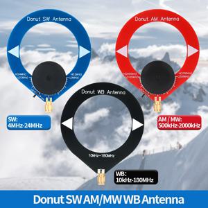 미니 서클 도넛 안테나 SW AM/MW WB 중간 단파 광대역 Iradio UV-88 UV-98 PLUS Radtel RT-860 RT-880 수신