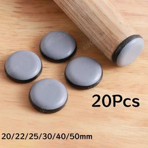 20PCS 가구 슬라이더 패드 테이블 의자 다리 슬라이딩 블록 안티 스크래치 쉬운 이동 무거운 가구 다리 매트 두꺼운 이동 패드