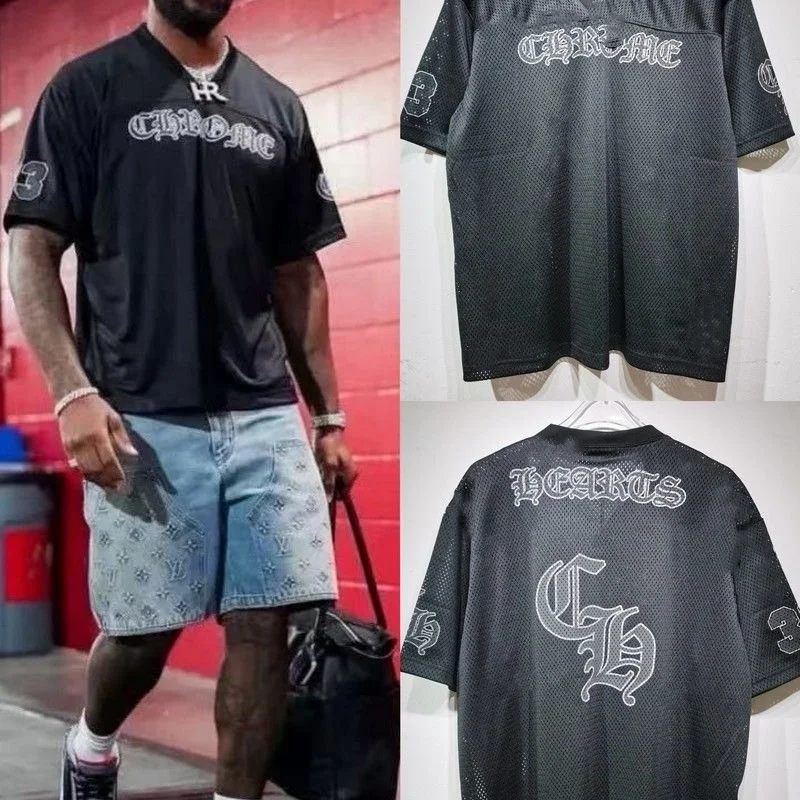 남성 메쉬 티셔츠 빈티지 그래픽 프린트 저지 빠른 건조 통기성 티셔츠 streetwear 힙합 여름 v 넥 루즈 스포츠상의