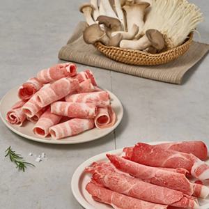 [킴스클럽] 한돈 대패 삼겹 1kg + 목살 1kg 구이용