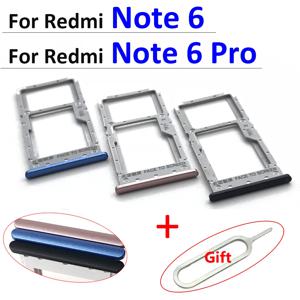 Xiaomi Redmi Note 6 Pro 교체 부품(핀 포함)용 새 SIM 카드 트레이 슬롯 홀더