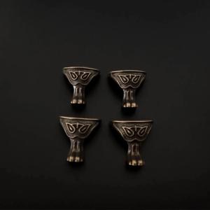 앤티크 스타일 합금 소재 상자 나무 케이스, 장식 발, 다리 코너 가구, 장식 용품, 신제품, 4 개