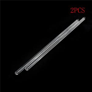 실험실 사용을위한 2pcs 6*200mm 유리 교반 막대 stiring stirrer 실험실 150mm x 5mm 투명한 학교 유리 buret 믹서 도매