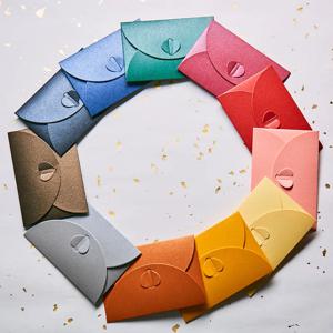 (10 개/몫) 7x10.5cm 인사말 카드에 대 한 고품질 컬러 미니 봉투 DIY 진주 종이 봉투