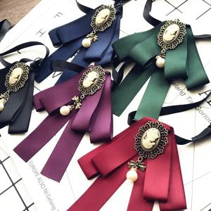 여성용 라인스톤 보우 타이 셔츠 스커트, 전문 여성 교복, 보우 의류, 패션 액세서리, 신상 탑