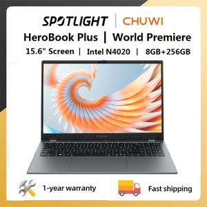 CHUWI HeroBook Plus 노트북, 15.6 인치 FHD 스크린 PC, 인텔 셀러론 N4020 UHD 그래픽, 8GB RAM, 256GB SSD, 윈도우 11 노트북 컴퓨터