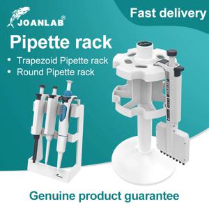 JOANLAB 실험실 피펫 랙 사다리꼴 피펫 스탠드 및 피펫 배치 용 원형 피펫 홀더 실험실 장비 용품