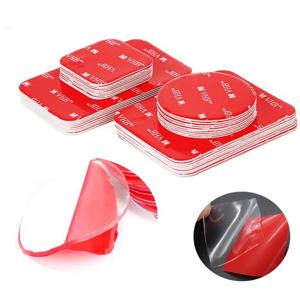 20PCS 투명 아크릴 사무실 양면 테이프 강력한 자체 접착 방수 Traceless 고온 방지