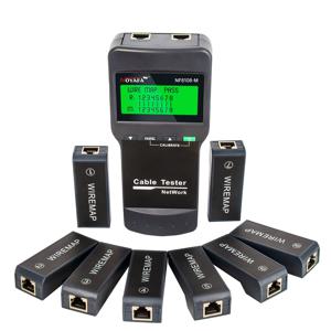 NOYAFA 새로운 NF-8108M 네트워크 케이블 테스터 전문 rj45 테스터 길이 측정 Cabl 다기능 poe 네트워크 도구