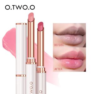 O.TWO.O 립밤 컬러 끊임없이 변화하는 입술 플럼퍼 오일 모이스춰라이징 오래 지속되는 천연 밀랍 립 글로스 메이크업 립 케어