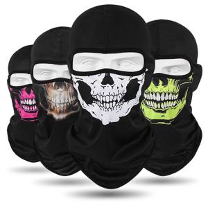 오토바이 헤드 기어 캡 남자 Balaclava 다기능 해골 페이스 마스크 MTB 자전거 풀 페이스 커버 쉴드 선 스크린 여성 모자를 쓰고 있죠
