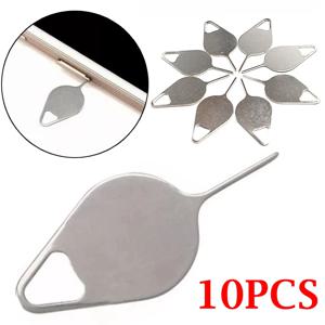 10PCS 유니버설 Sim 카드 트레이 핀 제거 바늘 오프너 이젝터 아이폰 삼성에 대 한 모바일 Sim 카드 이젝터 도구