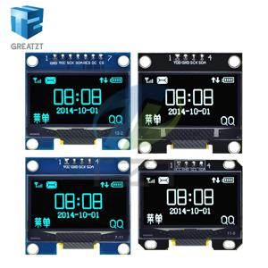 OLED LCD LED 디스플레이 모듈, SPI IIC I2C 통신, 화이트, 블루 컬러, 128x64 1.3 인치, 1.3 인치 OLED 모듈, 1.3 인치