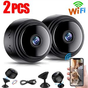 2pcs A9 미니 카메라 와이파이 무선 IP 보안 비디오 캠코더 나이트 비전 모바일 카메라 비디오 HD 1080P 감시 스마트 홈