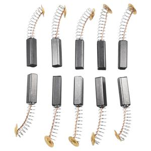 10pcs 카본 브러쉬 전기 해머 교체 부품 전기 해머 드릴 흑연 브러시 6x6x20mm 전동 공구 액세서리