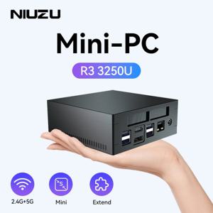 NIUZU 미니 PC AMD Ryzen 3 3250U 미니 PC 사무실 컴퓨터, DDR4 2 코어 4 스레드, 와이파이 5.0 16G512GB 데스크탑 게임용 컴퓨터