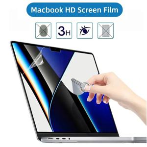 MacBook HD 소프트 필름 용 화면 보호기 Air 13 인치 M1 M2 Pro 11 13 14 15 16 인치 투명 노트북 소프트 필름