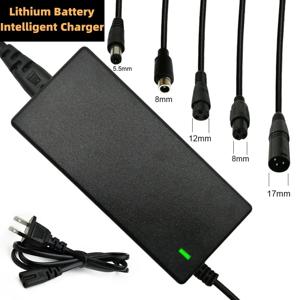 전기 스쿠터 액세서리용 신형 전원 어댑터, AC 100-240V, 블랙 DC 42V, 2A, 미국, EU, 영국 플러그, 24-36V 리튬 배터리용
