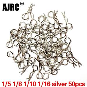 50pcs Rc 자동차 부품 1/5 1/6 1/7 1/8 1/8 1/12 1/16 Rc 자동차 쉘 바디 클립 핀 하우징 래치 R 버클 Trx-4 Scx10 Hsp 고정