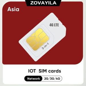 SIM 카드 아시아 로밍 범용 500M 셀룰러 IoT 장치, GPS 추적기, PPT 워키토키 사용, 4G 워키토키
