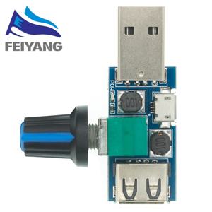 미니 USB 팬 거버너 풍속 컨트롤러 공기량 조절기 냉각 음소거 다기능 팬 속도 스위치 모듈 DC 5V