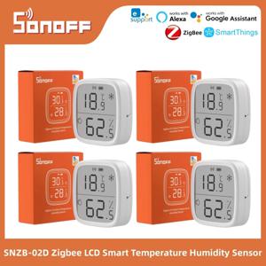 1-10PCS SONOFF SNZB-02D Zigbee LCD 스마트 온도 습도 센서 EWelink APP를 통한 스마트 홈 원격 실시간 모니터링