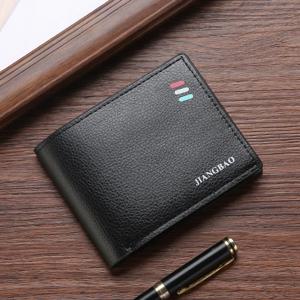 패션 남성 지갑 슬림 Bifold 짧은 신용 카드 ID 홀더 지갑 남성 가죽 미니멀리스트 솔리드 얇은 남자 지갑 머니 클립