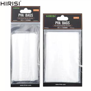 Hirisi 낚시 태클 액세서리용 잉어 PVA 가방, 크기 60*130, 85*140, 70*200, 20 피스
